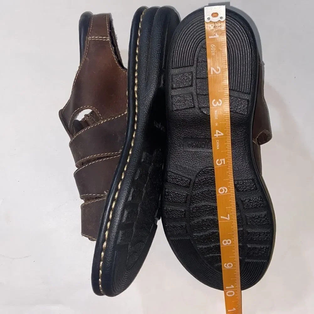 MINNETONKA LEATHER UPPER SHOES SIZE 8N